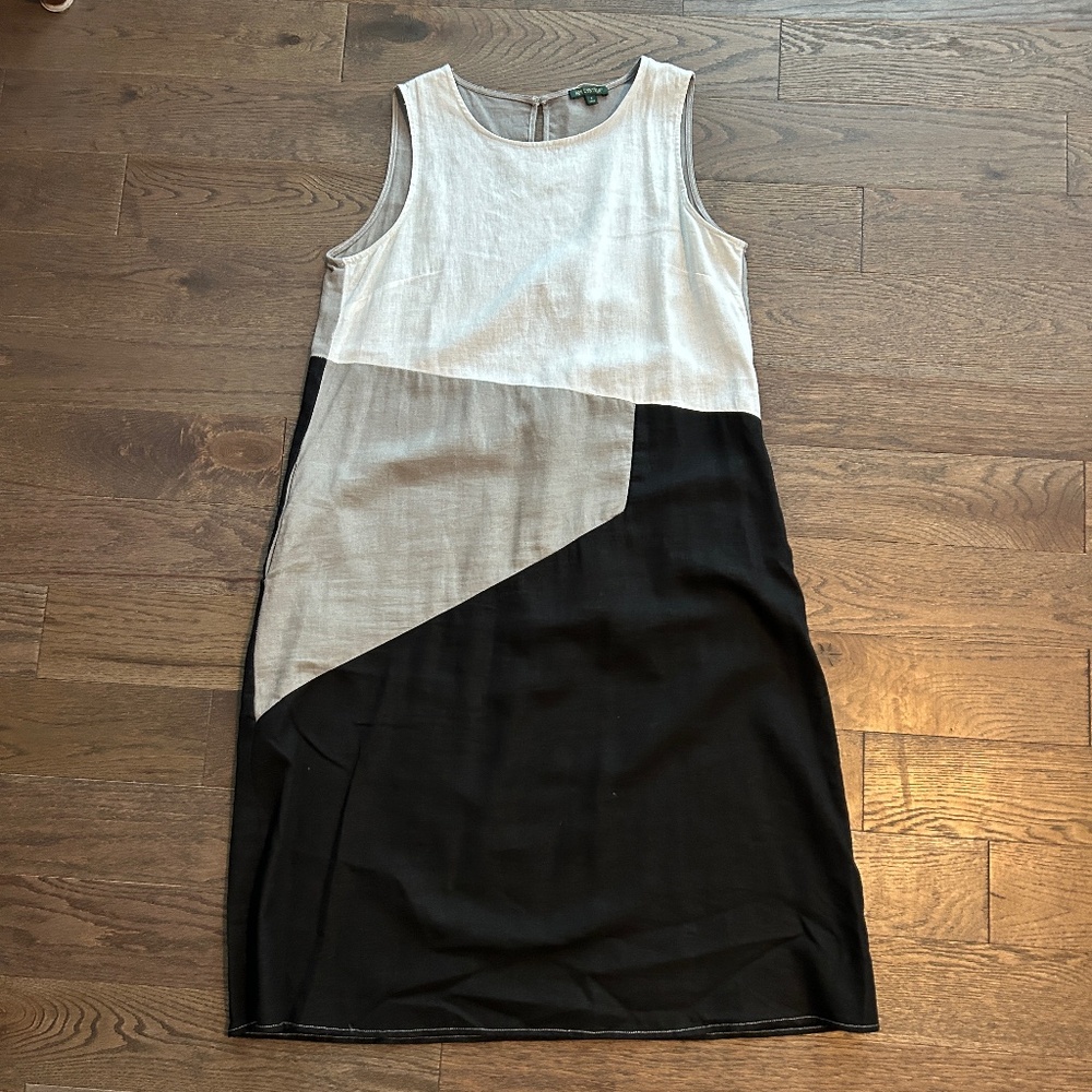 Linen blend maxi dress with pockets - From Cynthia - Large